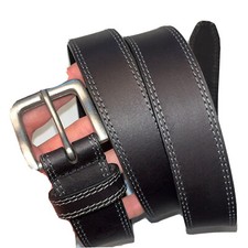 TIMBERLAND Brown BELT Men’s 40 Leather 1.25” Wide Silver Buckle, 38”to 42” Waist Men's Belt price