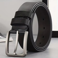 New Quality Genuine Full Grain Leather Men's Belt Retro trend Australian.. Men's Belt price