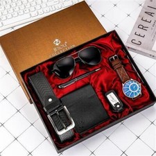Men's Watches, Wallets, Belts, Pens, and Sunglasses in a Deluxe Gift Box Set Men's Watch, Belt and Wallet Sets price