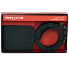 Pierre Cardin Mens RFID Wallet & Belt Gift Set - Black Men's Watch, Belt and Wallet Sets price