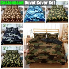 Customized Camouflage Military Camo Pattern Design 3D Duvet Quilt Cover Bed Set Quilt price