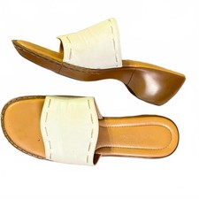 Naturalizer Cream & Tan Mules Women’s Slip-On Comfort Shoes Neutral Casual Women's Casual Shoes price