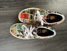 Vans x National Geographic Era Sneakers Men 6 Women 7.5 Multicolor Shoes Women's Casual Shoes price