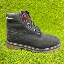 Timberland Champion x 6 Inch Premium Boys Size 1Y Black Hiking Waterproof Boots Boys' Boots price