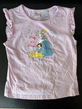 Vintage Y2K Disney Princesses Pretty Princess Cotton Girls 6 Tee Embroider Shirt Girls' T-shirt price