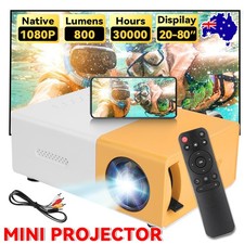 Portable Mini Projector LED 1080P Home Cinema Theater Movie HD Projector Pack Projector price
