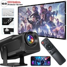 Portable Mini Projector WifI HD 1080P Home Movie Theater Remote with 100" Screen Projector price