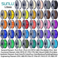 【BUY 10 PAY 6】SUNLU AntiString/High Speed PLA PETG PLA+ SILK ABS TPU Filament Filament price
