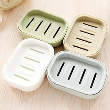 Bathroom Water Draining Soap Dish Case Holder Drainer Soap Saver Storage Box New Soap Dish price