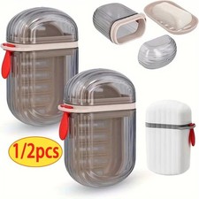 Travel Soap Dish Box Drain Case Portable Holder Soap Container Shower Bathroom Soap Dish price