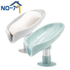 Soap Holder Drain Water Soap Dish Leaf Shape Soap Box Shower Soap Drainer AU Soap Dish price