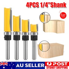 1/4''Shank Top Bearing Flush Trim Pattern Router Bit Set Milling Cutter Kit AUS Router price
