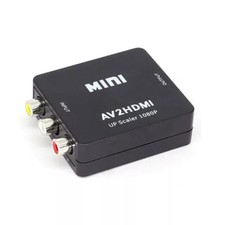 RCA AV to HDMI HD Converter  Video Adapter XBOX 360 PS1 N64 Wii NES SNES Sega Video Systems Converter & Adapter price