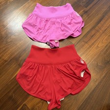 Free People Shorts XS Women’s Red And Pink Women's Shorts price
