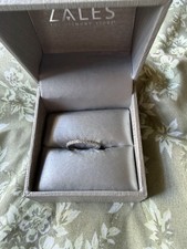 Natural Diamond Sterling Silver Round Cut Semi Eternity Band Ring 1/5cttw Size 7 Diamond Eternity Ring price