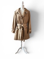 London Fog Trench Coat Women's 3X Khaki Belted Notch Collar Plus Size Classic Women's Trench Coat price