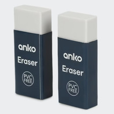 2x Rapid Erasers Smudge Resistant Pencil-Eraser Rubber Stationery NEW AU Eraser price