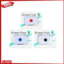 Stamp Ink Pad inkpad Home School  Office  Black, Blue,  Red Stamp & Ink Pad price