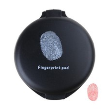 Fingerprint Ink Pad Stamp Ink Pad Thumbprint Ink Pad for Identification Security Stamp & Ink Pad price