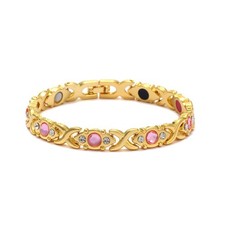 Arthritis Pain Relief Magnetic Bracelet Healing Therapy Weight Loss Medical Aid Gold Bracelet price