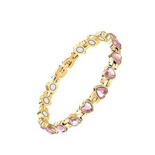 Magnetic Bracelet Heart Healing Therapy Arthritis Pain Relief Weight Loss Gold Bracelet price