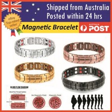 Magnetic Bracelet Healing Therapy Arthritis Pain Relief Weight Loss Men Women AU Gold Bracelet price