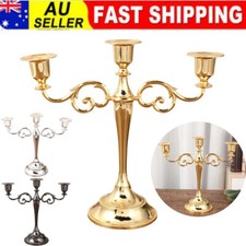 3 Arm Candle Holder European Style Candelabra Wedding Candlestick Home Decor Candle Holder price