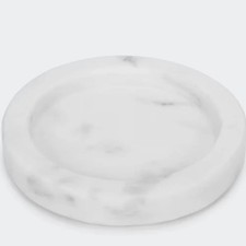 Marble Candle Tray Round Pillar Candle Holder Plate Home Decor 10cm Candle Holder price