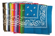 Cotton Head Wrap Bandana Paisley Biker Scarf Summer Headwrap Mask Durag Bandanna Headscarf price