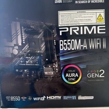 ASUS PRIME B550M-A WIFI II MicroATX Motherboard WiFi 6 HDMI Bluetooth AMD AM4 Motherboard price
