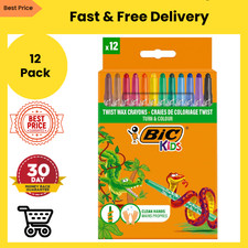 Kids Turn and Colour Crayons - Assorted Colours, Pack of 12 Wax Crayons price