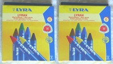 2 x Lyra Giant wax crayons box of 6 non water soluble new Wax Crayons price