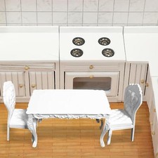 Dollhouse Table and Chair Desk Model for Kitchen Dining Room Decoration Dining & Kitchen Table price