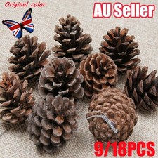 9/18pcs Christmas Pine cones XMAS Tree Hanging Ornament Xmas Decorations ZR Christmas Tree price