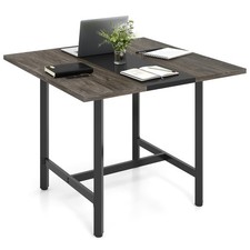100cm Square Conference Table with Thickened Tabletop & Heavy-duty Metal Frame Conference Table price