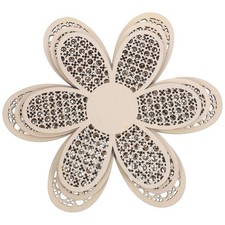 Wooden Flower Wall Art Household Rustic Farmhouse Wall Art Wood Wall Art Panel Multi-piece / Forex Wall Art price