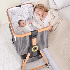 3 in 1 Baby Bassinets Bedside Crib with Mattress Adjustable Bedside Bassinet Cot price