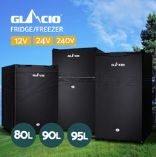 Glacio 80L/90L/95L Portable Bar Fridge Freezer 12V/24V/240V Camping Caravan Refrigerators price
