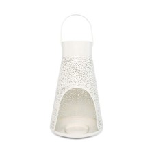 Rayell Lantern Metal Outdoor Candle Holder Medina Gardenia Cream Medium 17x28cm Candle Holder price
