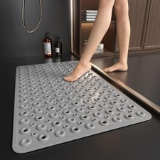 Non Slip Bath Mat Extra Large Shower Mat Bathtub Anti-Mold Rubber Strong Suction Bathtubs price