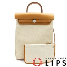 Hermes Herbag Zip Ad Toile GM/Calfskin Women's Backpack/Daypack Natural Women's Backpack price
