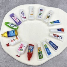 8PC Dollhouse 1/12 Scale Miniature Toiletries Toothpaste Decorate Accessories Bathroom Care Accessories price