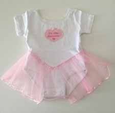 NEW 'My Little Ballerina' Baby Girl Cotton Ballet Bodysuit Size 0-3-6-9 months Baby Bodysuit price