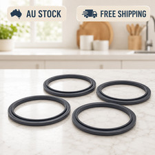 4X Gasket Seal Ring for Nutribullet 600W 900W 1200W Blender Cup Rubber Black AU Blenders price