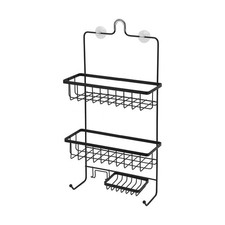 Shower Caddy Bathroom Storage Rack Holder Organiser Hanging Bath Shelf Black Au Bathroom Shelf price