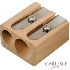 Lyra Double Hole Wooden Pencil Sharpener By One Or Bulk Buy 6 Pack Wooden Pencil price