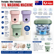 Mini Portable Foldable Washing Machine 11L Small Washer Spin Dryer for Travel Ho Washing Machines price