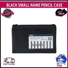 Small Name Pencil Case With Letters Pouch Stationery Black Alphabets Kids School Pencil Case price
