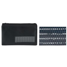 Small Name Pencil Case With Letters Pouch Stationery Black Alphabets Kids School Pencil Case price