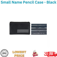 PU Black Small Pen Pencil Case Makeup Cosmetic Storage Bag Pouch Portable Pencil Case price